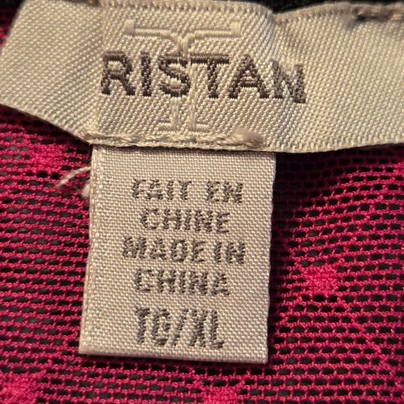 Pink Sheer Mesh Sweater Top XL - Picture 6 of 7